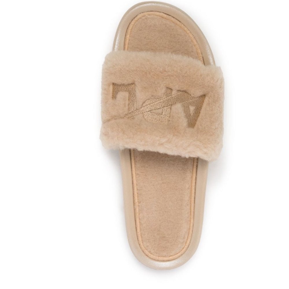 NEW APL shearling slide sandals
